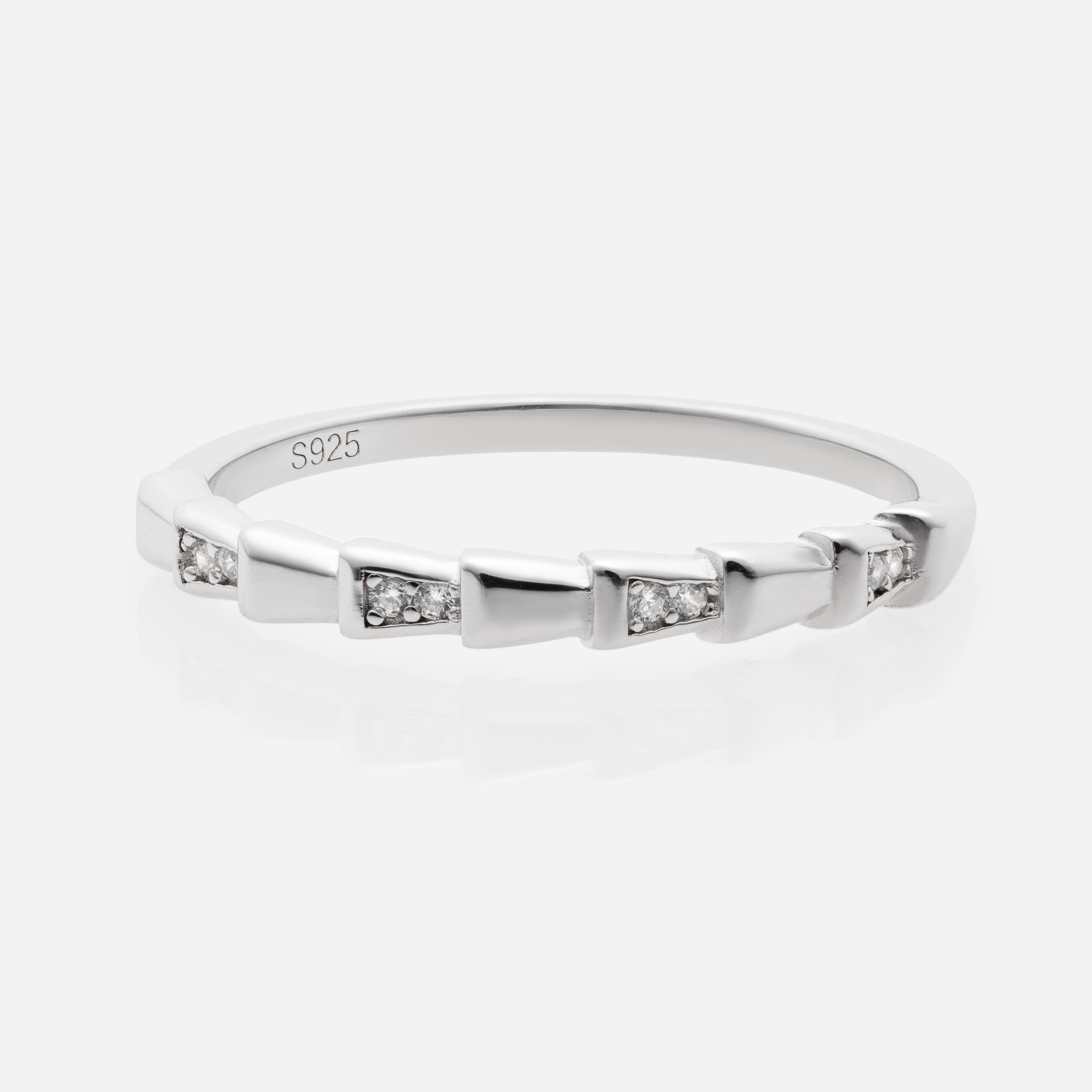 Barre Alternating Crystal Band
