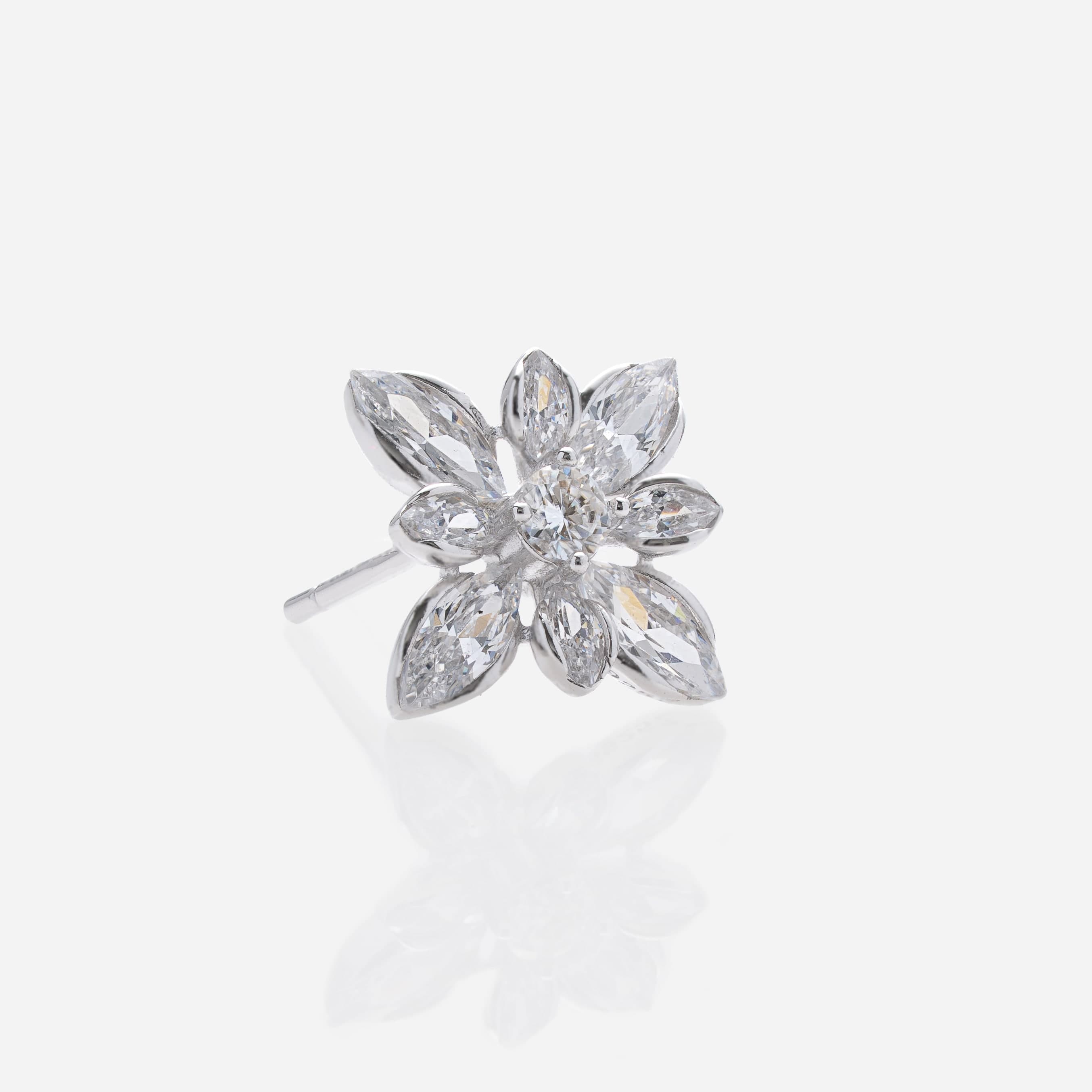 Fleur Moissanite Bloom Earrings